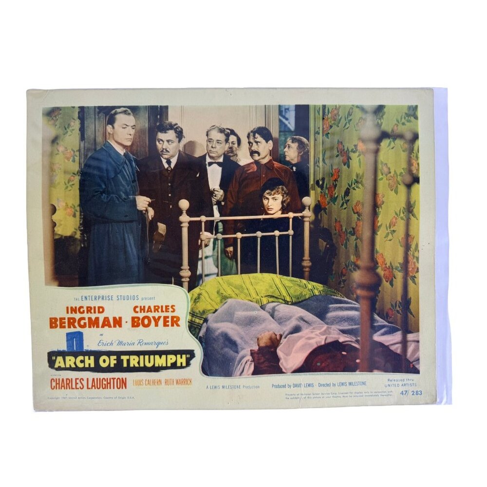 1940s Original Movie Lobby Cards Lot Classic Hollywood Ingrid Bergman Grable - Picture 11 of 12